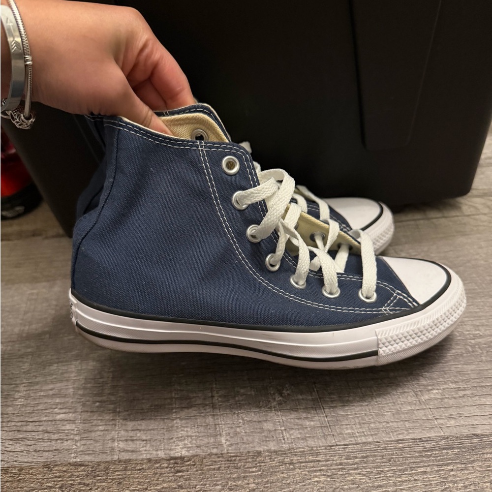 Converse Kids Navy High-Top Sneakers